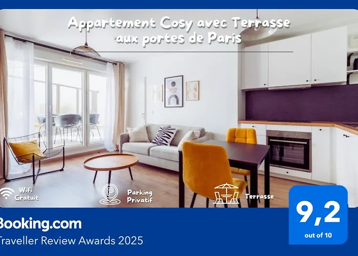 Appartement Cosy Avec Terrasse Aux Portes De Paris